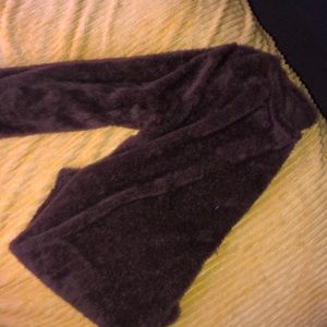 Fuzzy long sleeve top